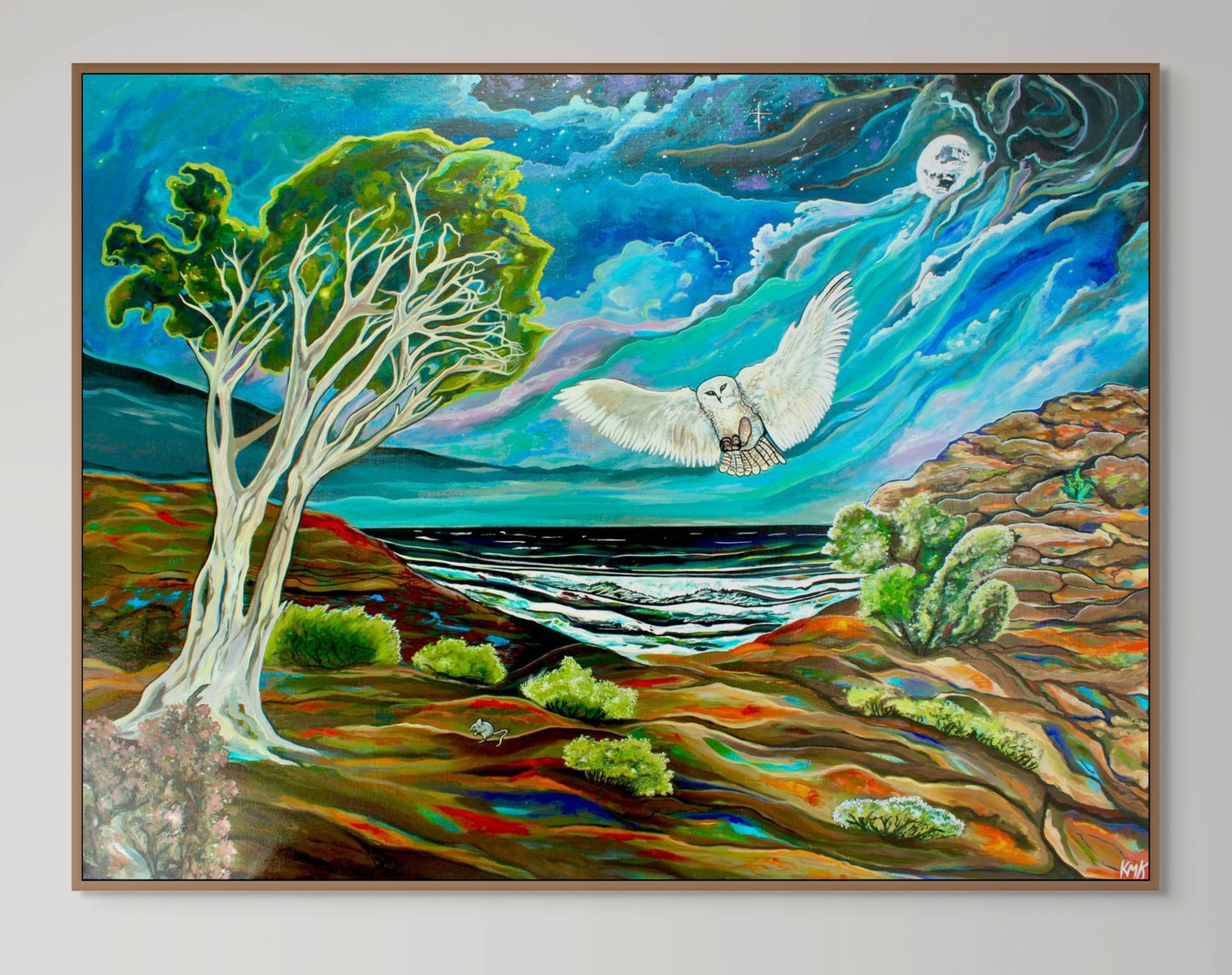 'One FOwl Swoop' canvas Print