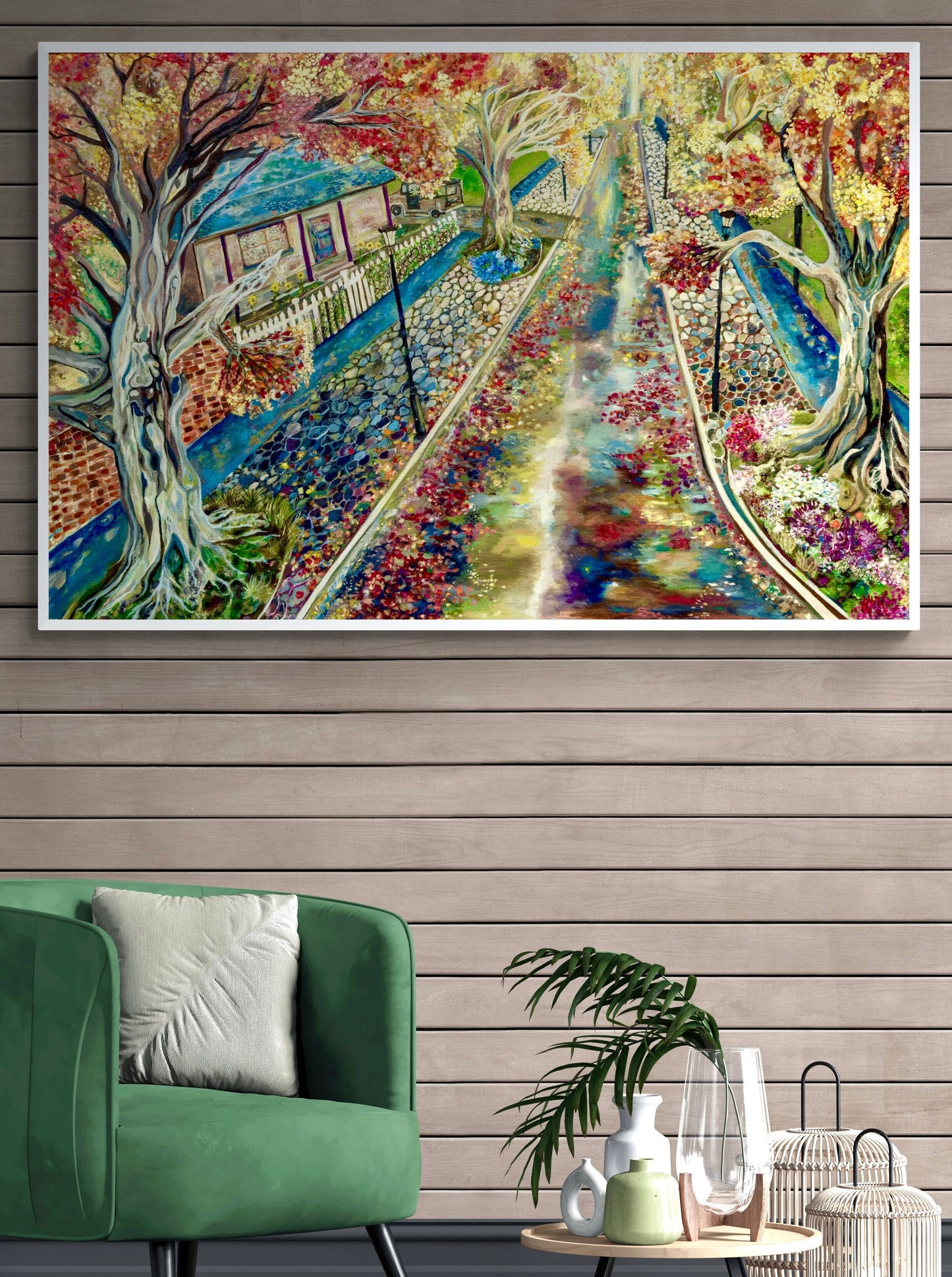 'Victoria Street, Ulverstone' canvas print