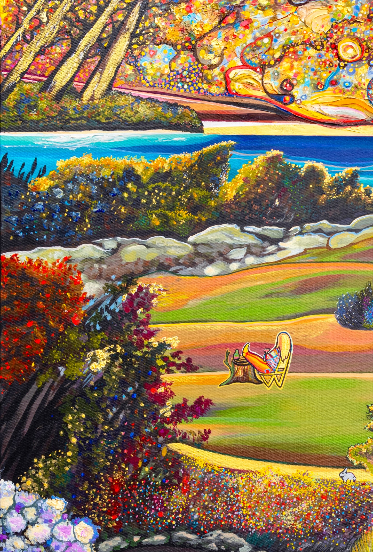 'Golden Moments' acrylic print