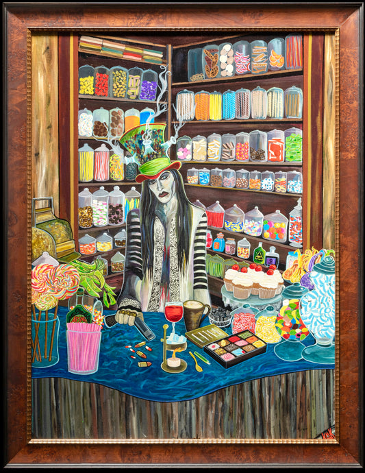 'Seduction Of Indulgence' Original Painting