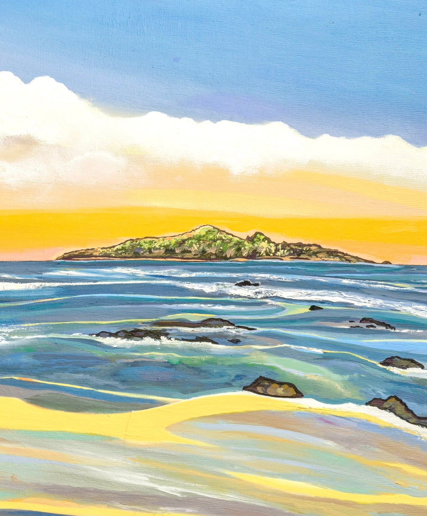 'Sunrise at Sisters' acrylic print