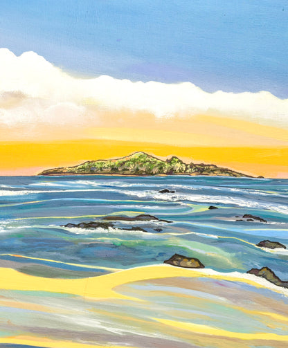 'Sunrise at Sisters' acrylic print