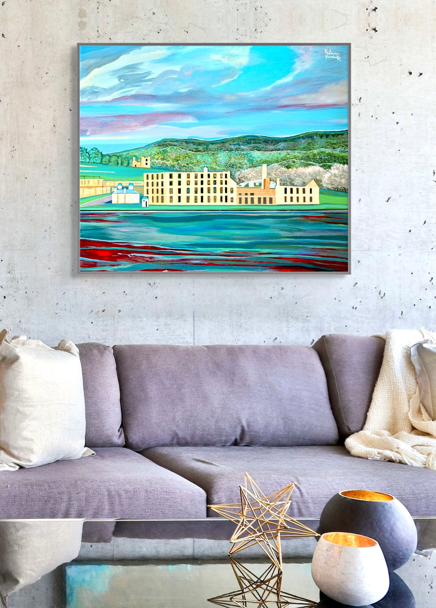 'Set In Stone' canvas print