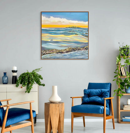 'Sunrise at Sisters' canvas print