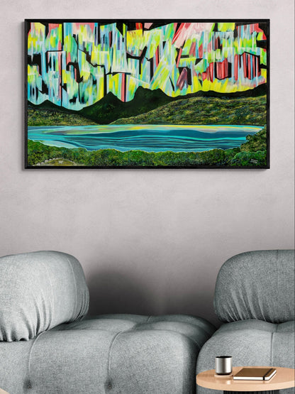 'Lights Of Cradle' canvas print