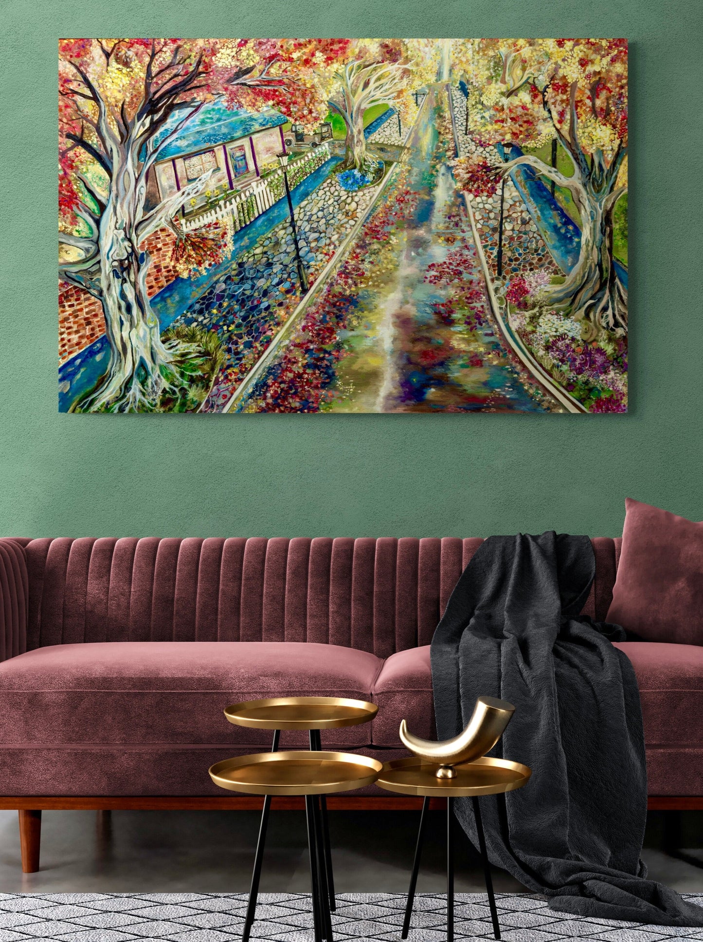 'Victoria Street, Ulverstone' acrylic print