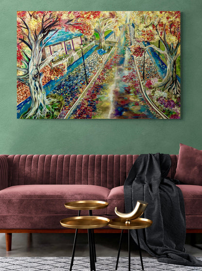 'Victoria Street, Ulverstone' acrylic print