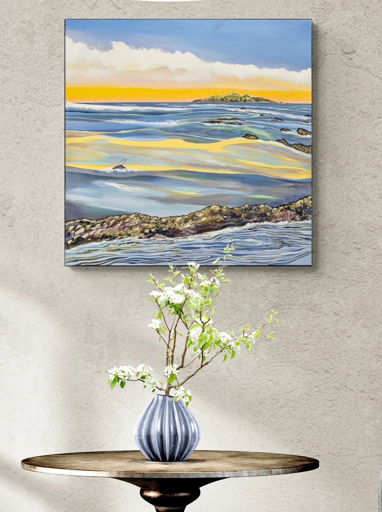 'Sunrise at Sisters' acrylic print