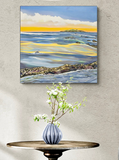 'Sunrise at Sisters' acrylic print