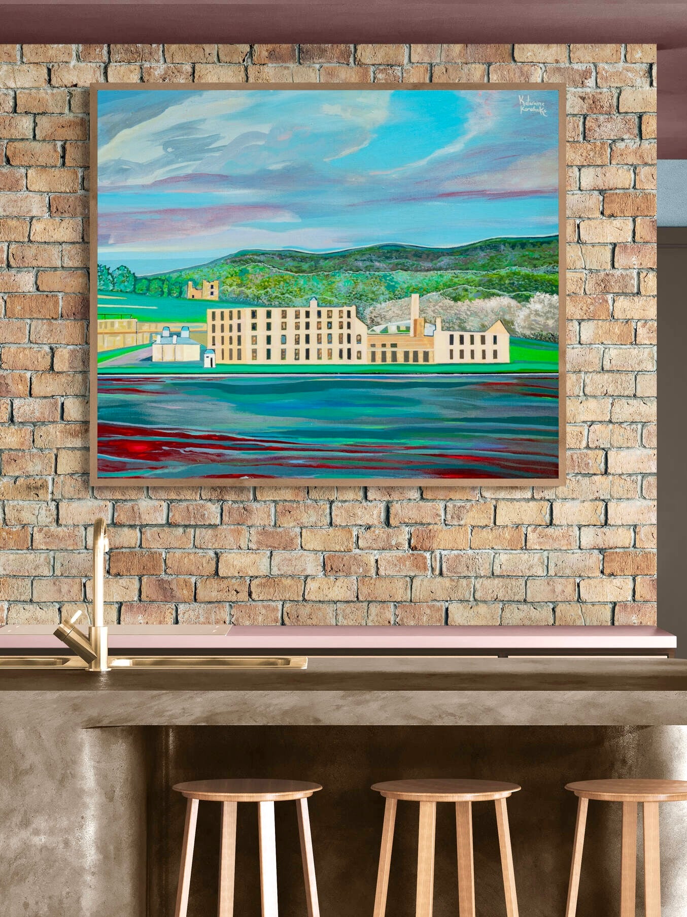 'Set In Stone' canvas print