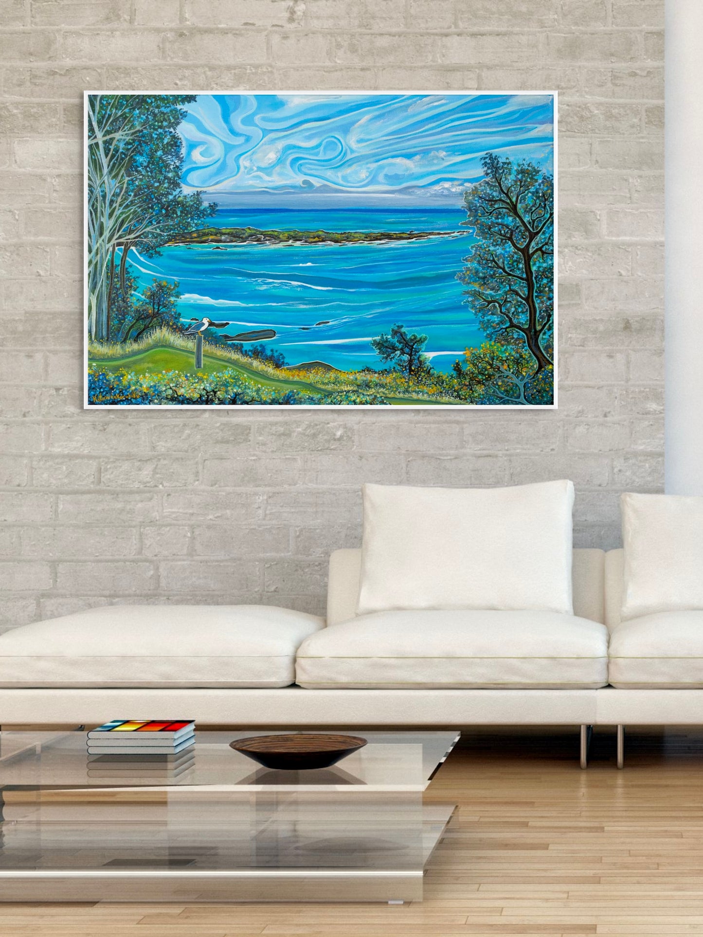 'Breakfast At Boak Harbour' canvas print