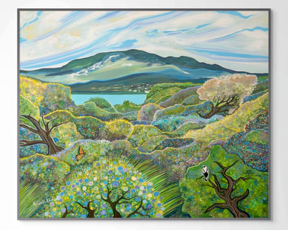 'Mt Wellington Across the Derwent' canvas print