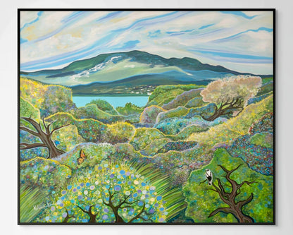 'Mt Wellington Across the Derwent' canvas print