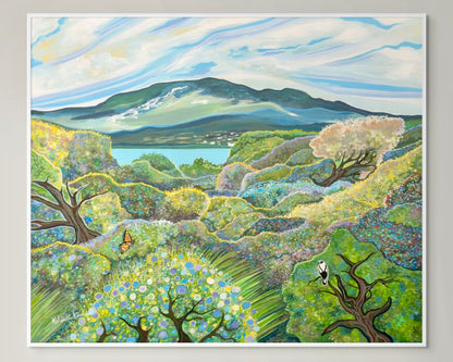 'Mt Wellington Across the Derwent' canvas print