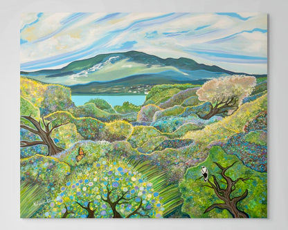 'Mt Wellington Across the Derwent' canvas print