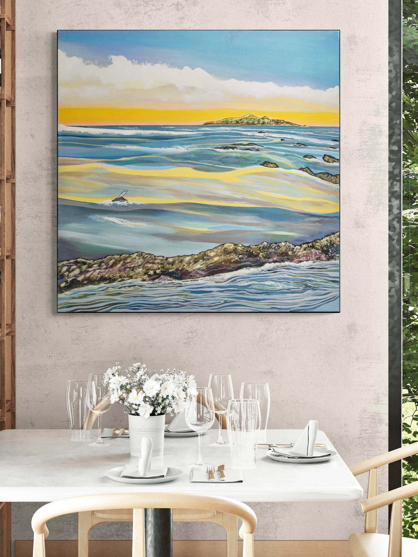 'Sunrise at Sisters' acrylic print