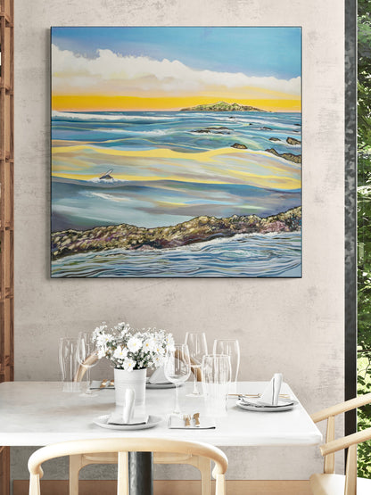 'Sunrise at Sisters' acrylic print