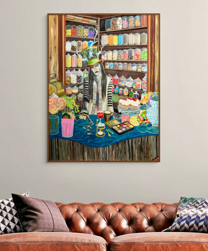 'Seduction of Indulgence' canvas print