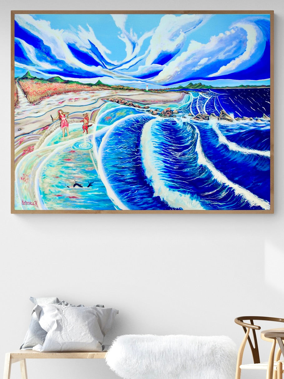 'Free and Alive' canvas print