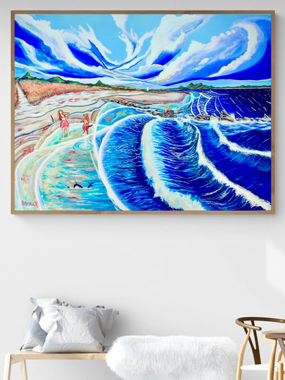 'Free and Alive' canvas print