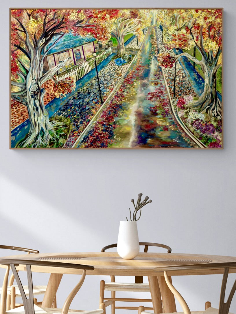 'Victoria Street, Ulverstone' acrylic print