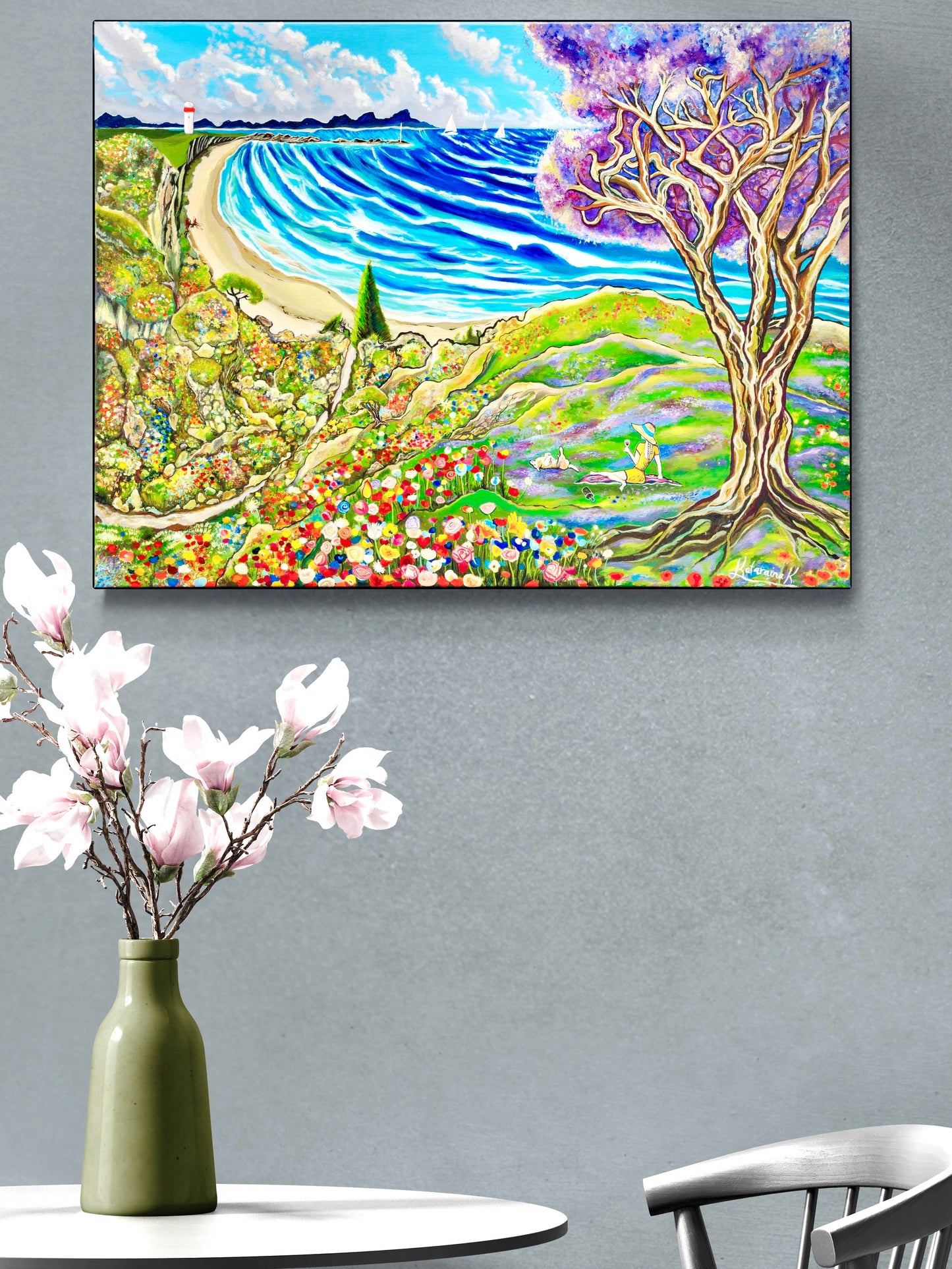 'Inlove With Life' canvas print