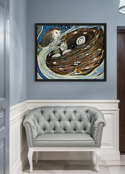 'Midnight Miracle' canvas print