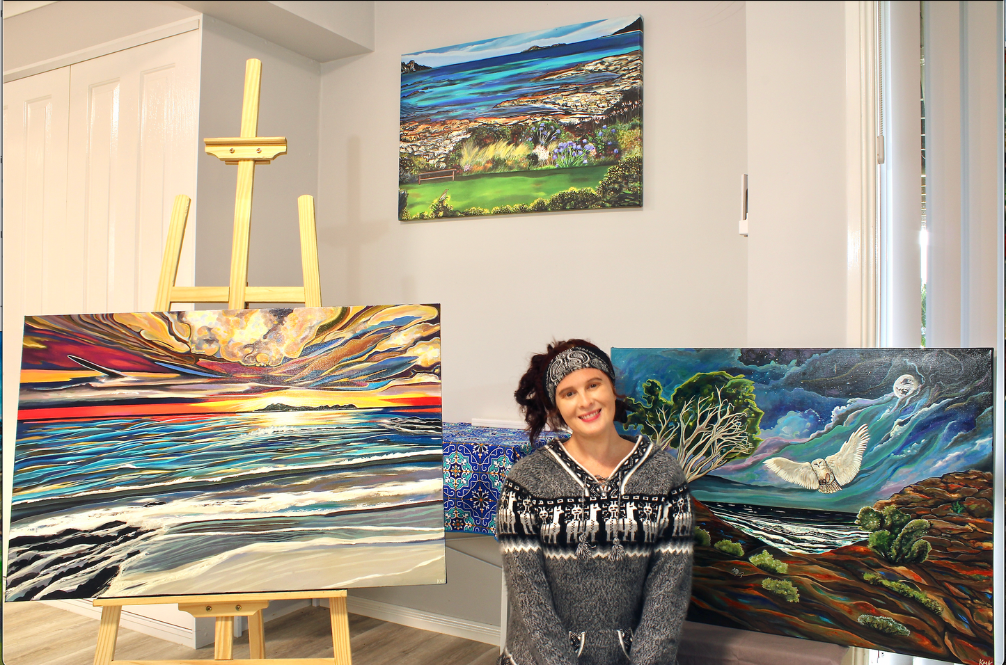 'One FOwl Swoop' canvas Print